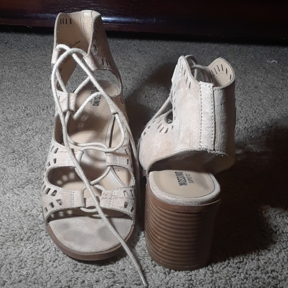 Cream Colored Mossimo Wedge Heels